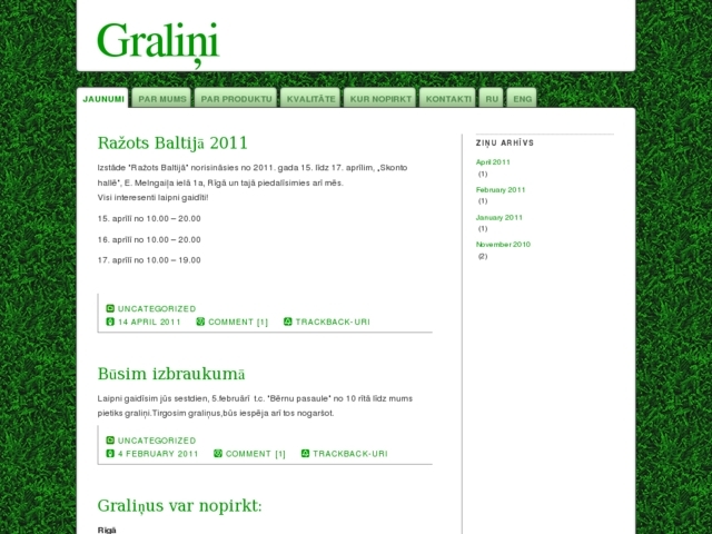 Graliņi, SIA